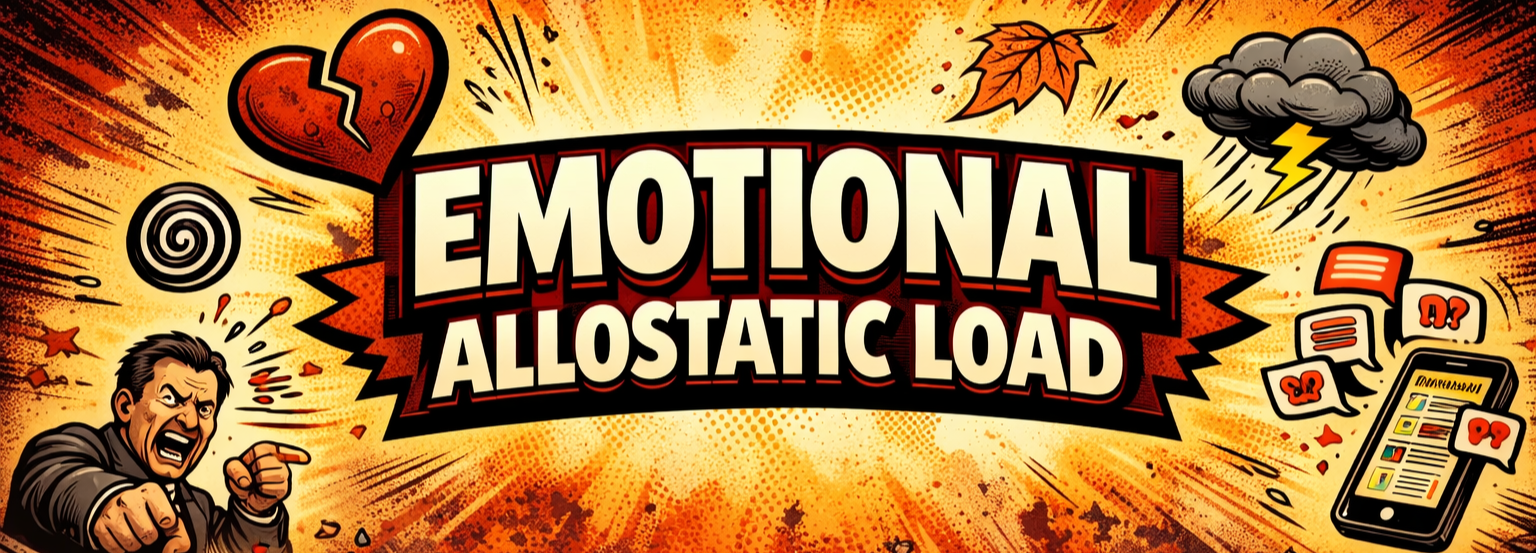 Descriptive graphic that shows emotional allostatic load